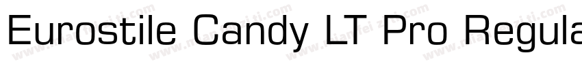 Eurostile Candy LT Pro Regular字体转换